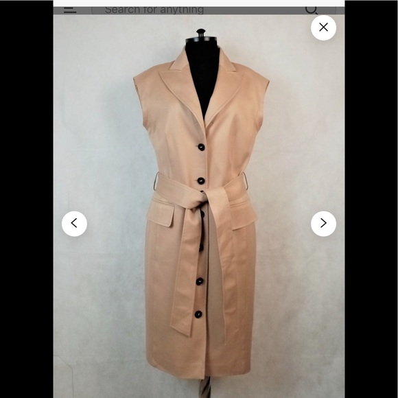 Escada Belted Trench Dress - Picture 11 of 12